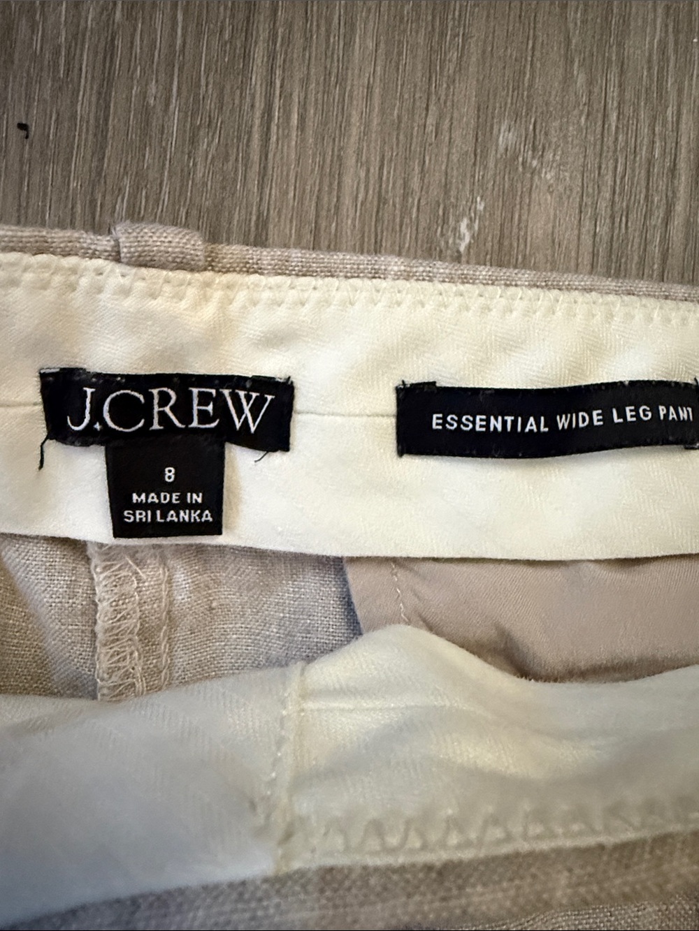 J..Crew Essential Wide-Leg Pant in Linen - Picture 6 of 12